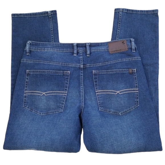 Buffalo‎ David Bitton Men's Jackson-X Straight Jeans Size: 36 - Picture 1 of 9